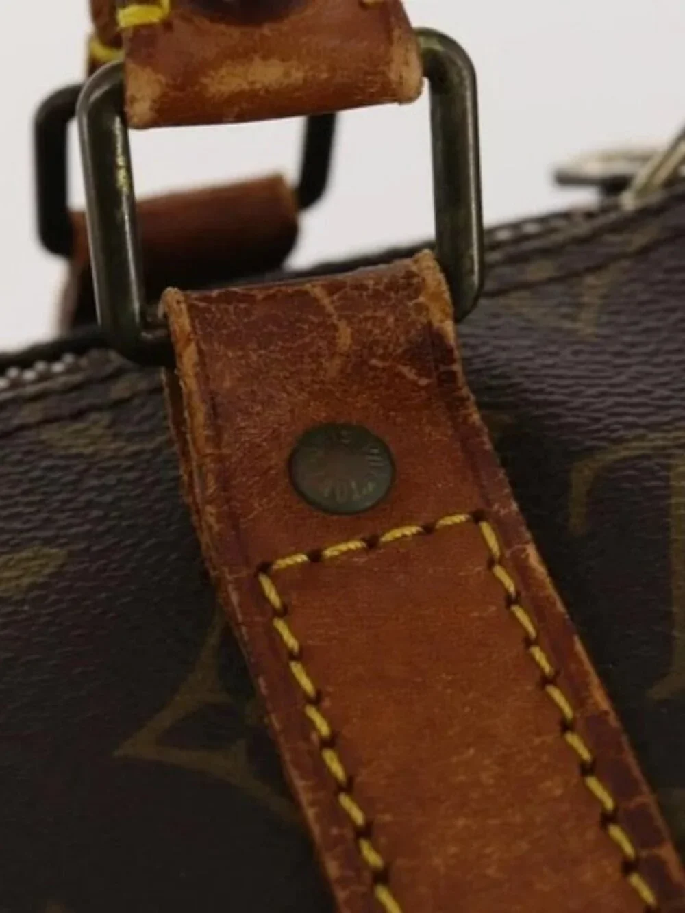 LOUIS VUITTON Monogram Keepall Bandouliere 50 Boston Bag M41416 LV Auth 174446